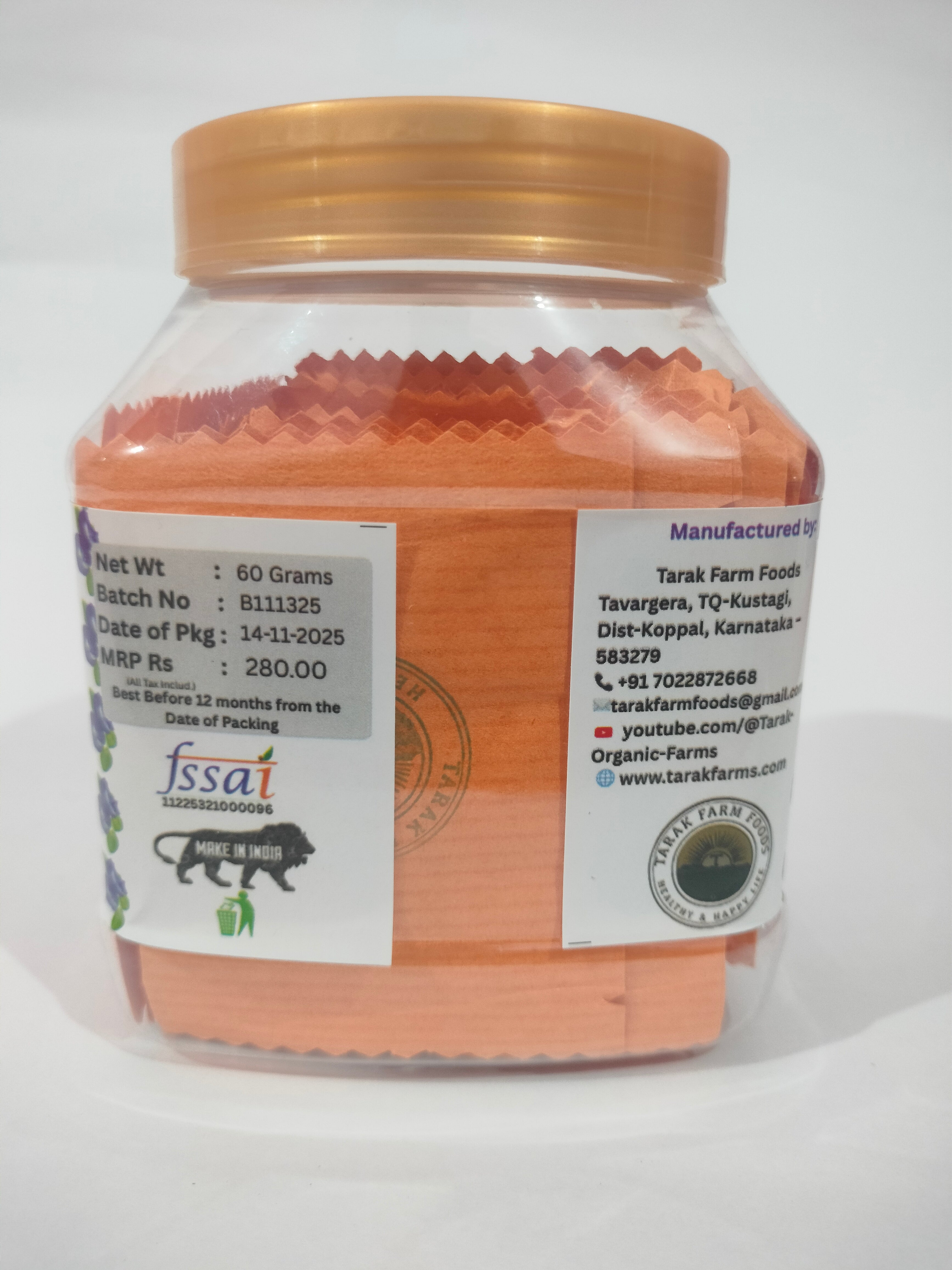 Blue Matrix – Butterfly Pea Tea Bags with Lemon, Ginger & Honey (30 Bags)