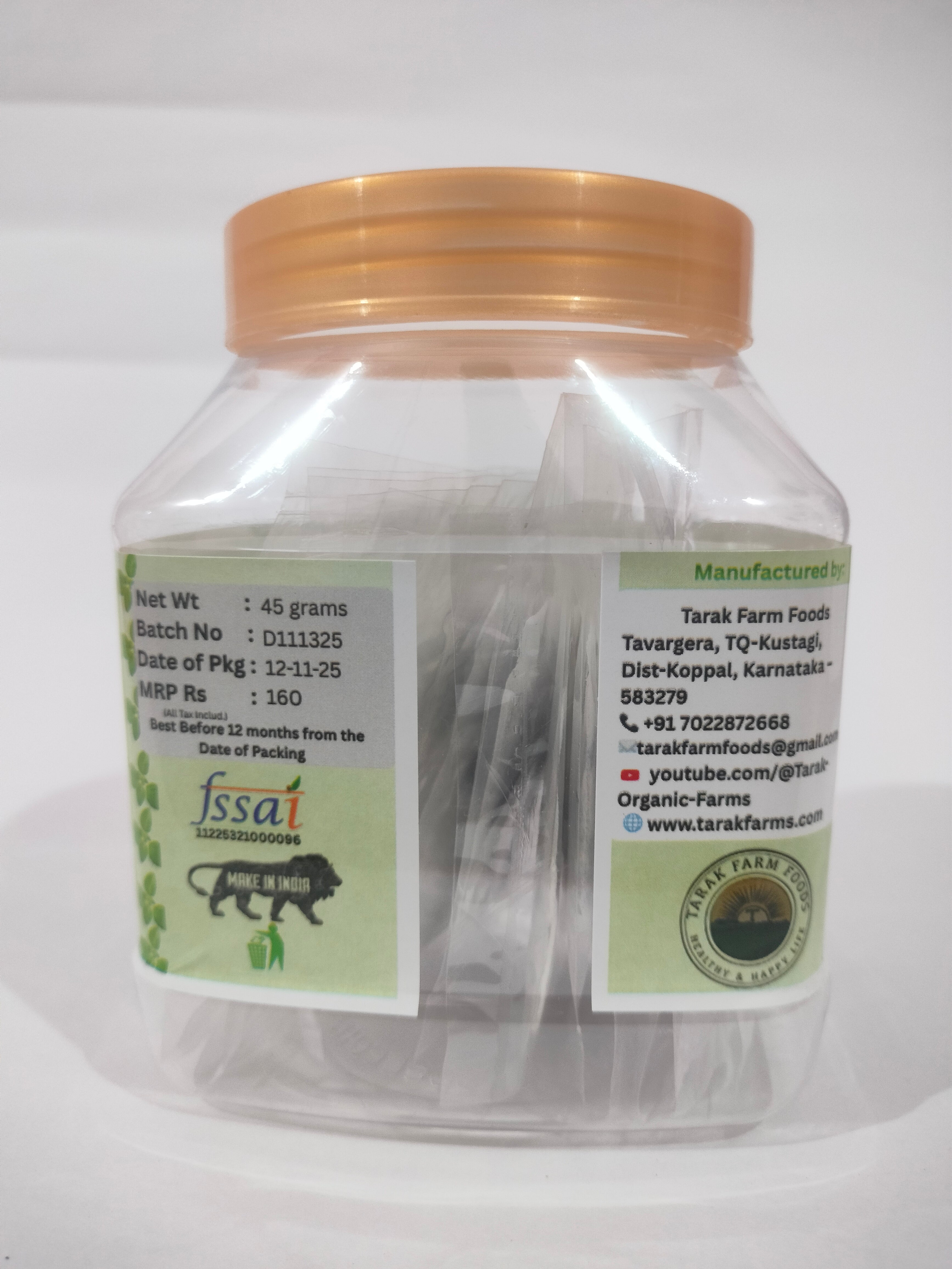 Daily Detox – Tulsi Tea Bags with Lemon, Ginger & Mint (30 Bags)