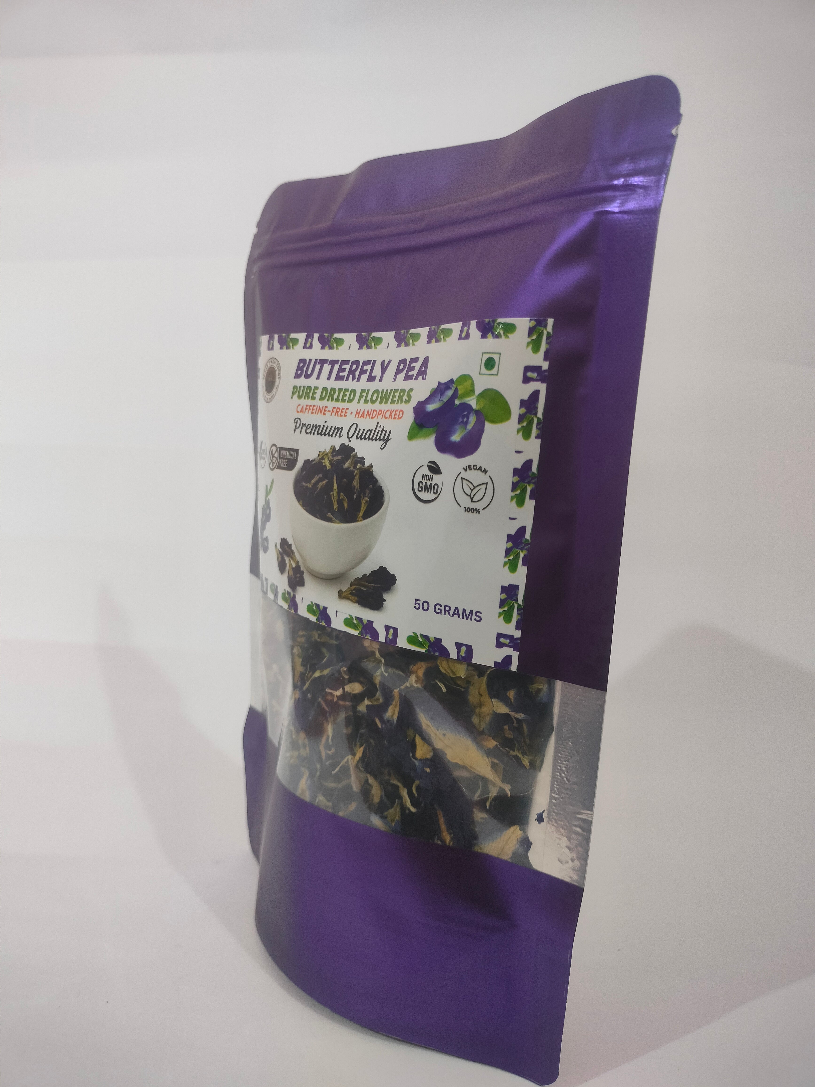 Butterfly Pea Flower - Pack of 2(50grams each).